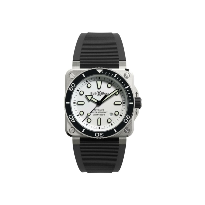 Montre Bell & Ross BR 03 Diver White Steel 42mm