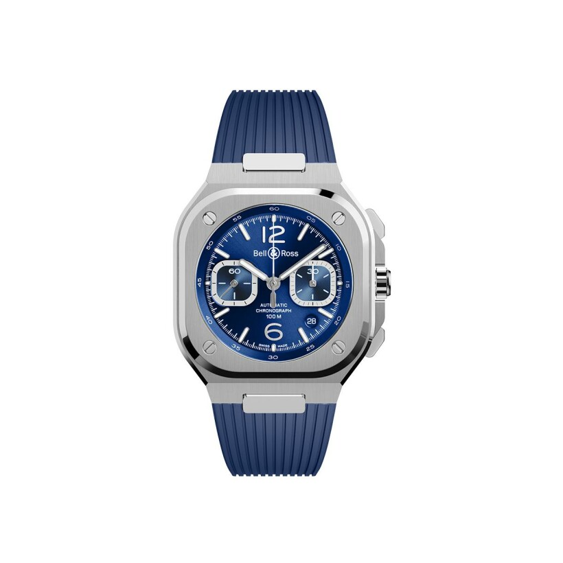 Montre Bell & Ross Instruments BR 05 Chrono Blue Steel