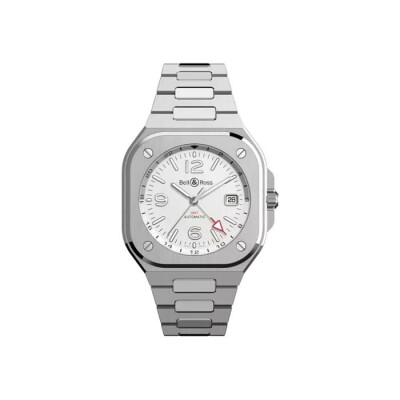 Montre Bell & Ross BR05G-SI-ST/SST GMT White