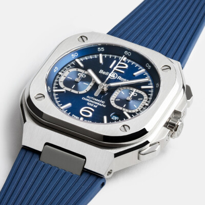 Bell & Ross BR 05 Chrono Blue Steel watch