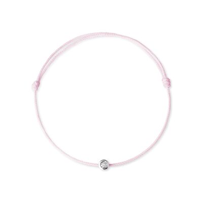 Bracelet Mauboussin Showcase au casino en or blanc et diamant 0.05 ct