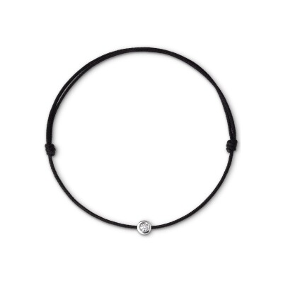 Bracelet Mauboussin Showcase au casino en or blanc et diamant 0.05 ct