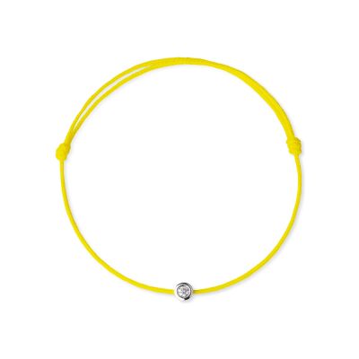 Bracelet Mauboussin Showcase au casino en or blanc et diamant 0.05 ct