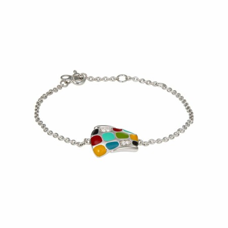 Bracelet Una Storia en argent et oxydes de zirconium