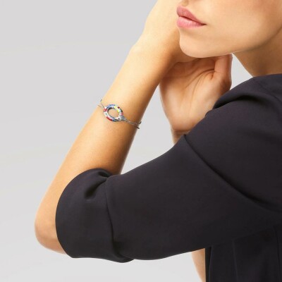 Bracelet Una Storia Majorelle en argent rhodié
