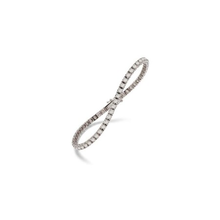 Bracelet en or blanc et diamants