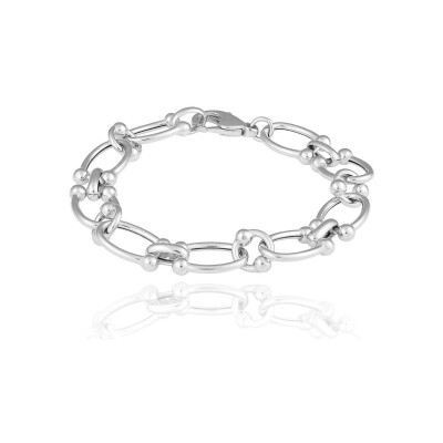 Bracelet Una Storia Haras en argent rhodié