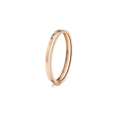 Bracelet en or rose et diamant