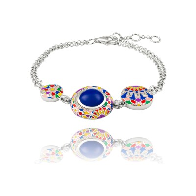 Bracelet Una Storia Sevilla en argent rhodié