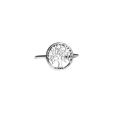 Bague Maison Ballet by Scarlett arbre de vie en or blanc