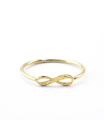 Bague Maison Ballet by Scarlett infini grunge en or jaune 9 carats