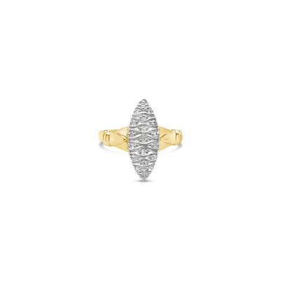 Bague Gringoire Joaillerie en or jaune et diamants