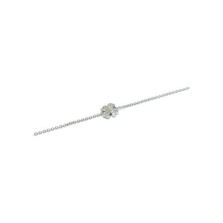 Bracelet Isabelle Barrier en or blanc et diamant de 0.08ct