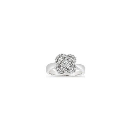 Bague Gringoire Joaillerie en or blanc et diamants