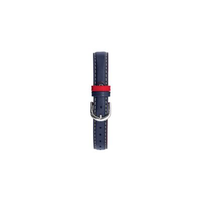 Bracelet de montre Pierre Lannier en cuir bleu - 14mm