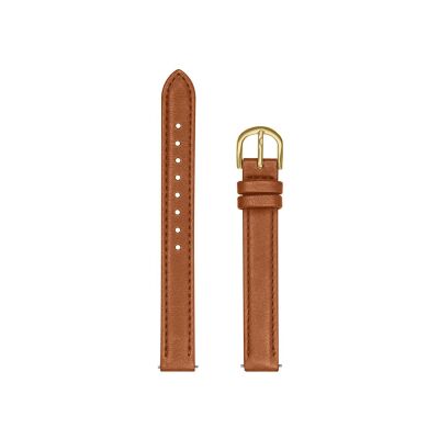 Bracelet de montre Pierre Lannier en cuir brun - 12mm