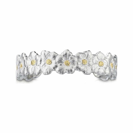 Bracelet Buccellati Blossoms Gardenia en argent plaqué or