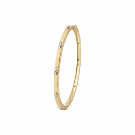 Buccellati Macri Classica rigid bracelet, white gold, yellow gold and diamonds