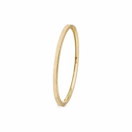 Bracelet rigide Buccellati Macri Classica en or blanc, or jaune