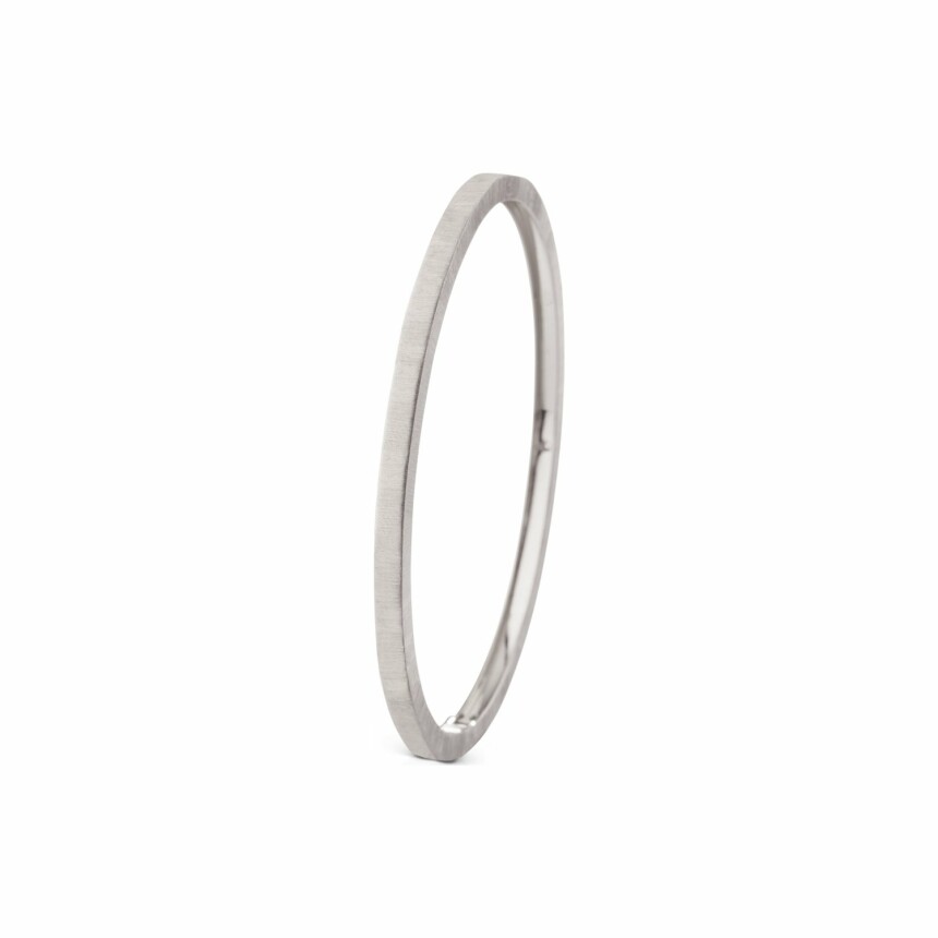 Bracelet rigide Buccellati Macri Classica en or blanc