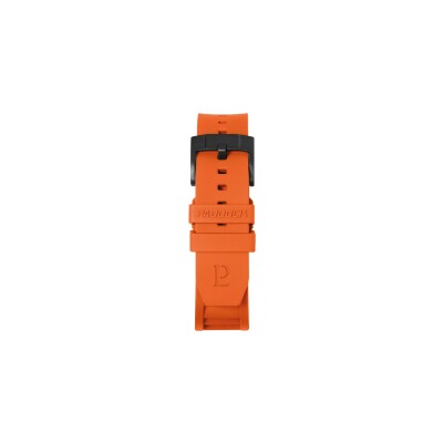 Bracelet de montre Pierre Lannier caoutchouc FKM orange - 22mm
