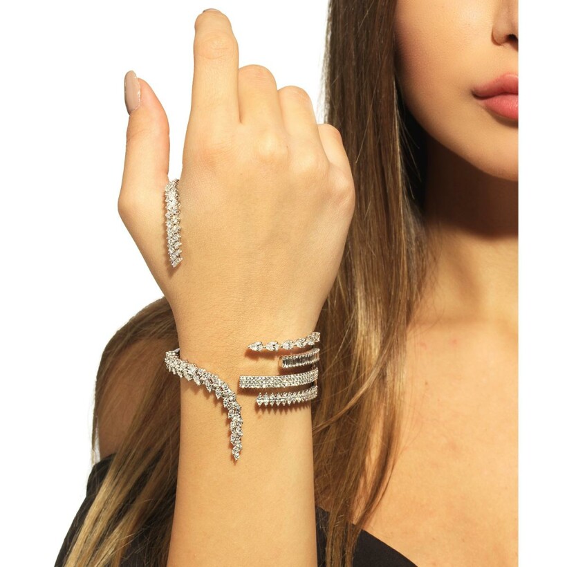 Bracelet Yeprem Y-Couture en or blanc et diamants