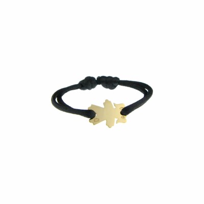 Bracelet Loupidou motif Lou en or jaune, 17mm