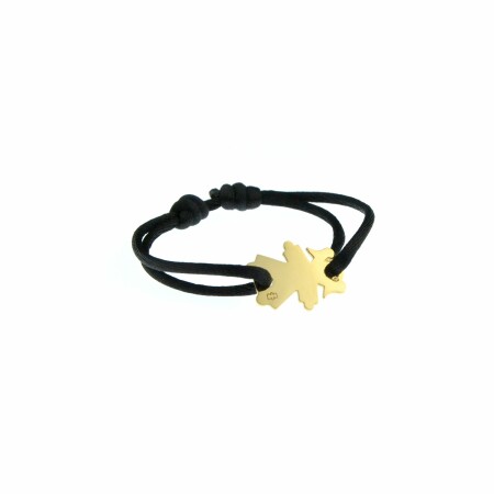 Bracelet Loupidou motif Lou en or jaune, 20mm