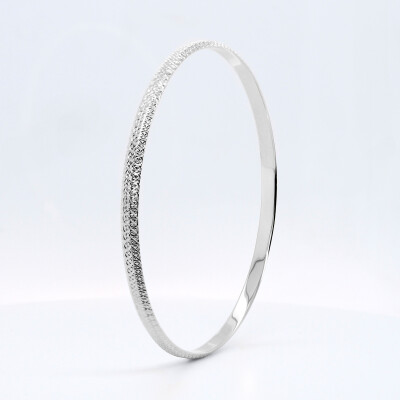 Bracelet Diamanteka en or blanc, 3mm