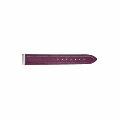 Michel Herbelin Antarès beverly wine leather bracelet