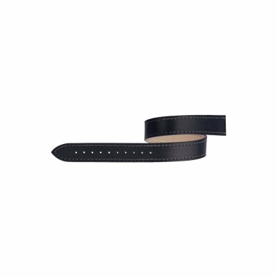 Michel Herbelin Antarès black nappa leather bracelet