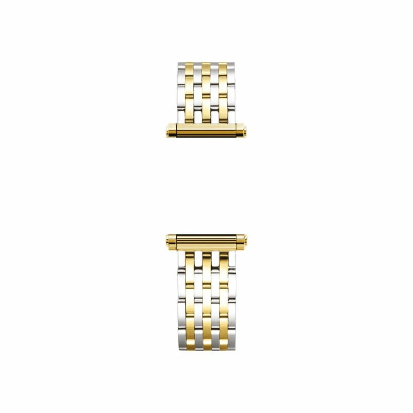 Bracelet de montre Michel Herbelin Antarès en acier et plaqué or jaune