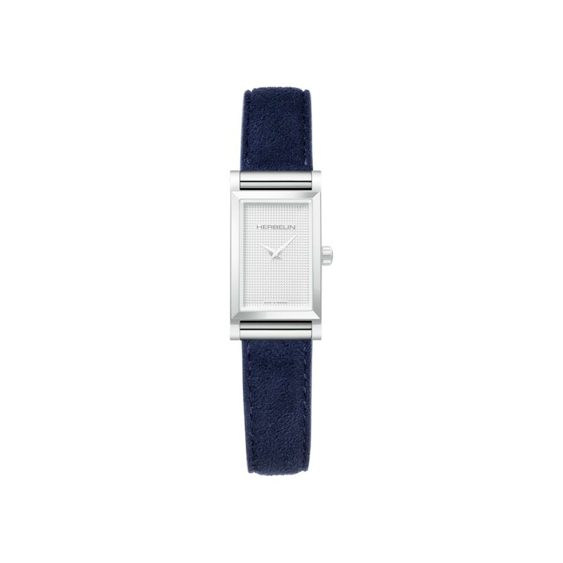 Bracelet de montre HERBELIN Antarès en velours bleu