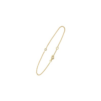 Bracelet First en or jaune et diamant