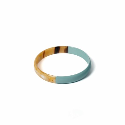 Bracelet jonc ATELIER1811 Billy Ciel en corne naturelle