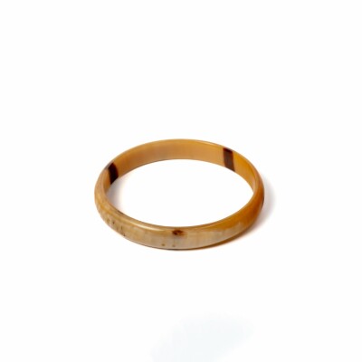 Bracelet jonc ATELIER1811 Billy Naturel Clair en corne naturelle