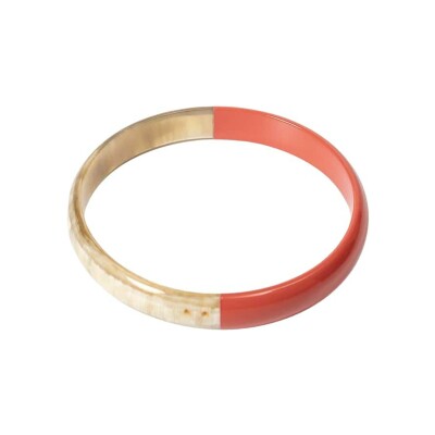 Bracelet jonc ATELIER1811 Billy Rouille en corne naturelle