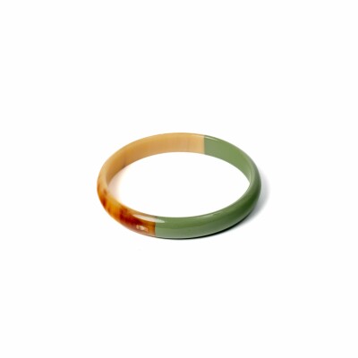 Bracelet jonc ATELIER1811 Billy Sauge en corne naturelle