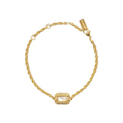 Bracelet BE MAAD Karma en plaqué or et nacre