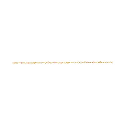 Bracelet Une A Une Inde en laiton doré