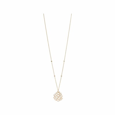 Collier R-Forever Pomme de Pin or rose et diamants