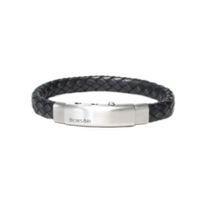 Bracelet Borsari Rally Caucciu en acier