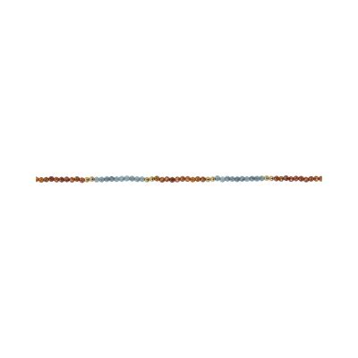 Bracelet Une A Une Copacabana en laiton doré