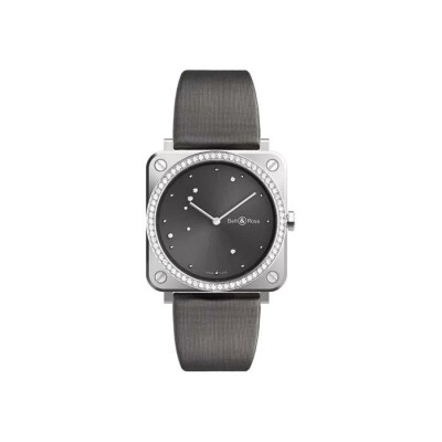 Montre Bell & Ross Instruments BR S Grey Diamond Eagle Diamonds