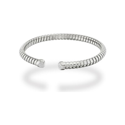 Bracelet Marina B Trisolina en or blanc et diamants