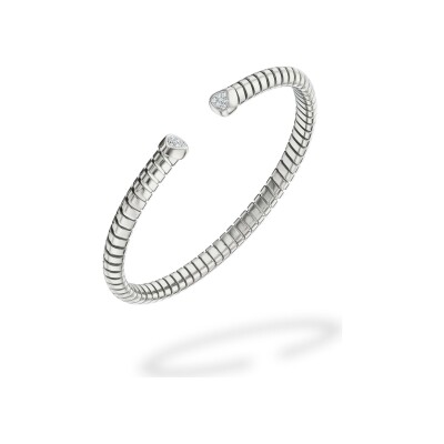 Bracelet Marina B Trisolina en or blanc et diamants