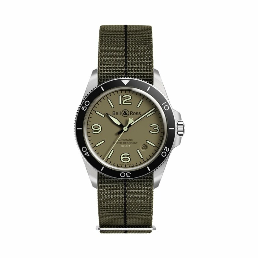 Bell & Ross Vintage BR V2-92 Military Green watch