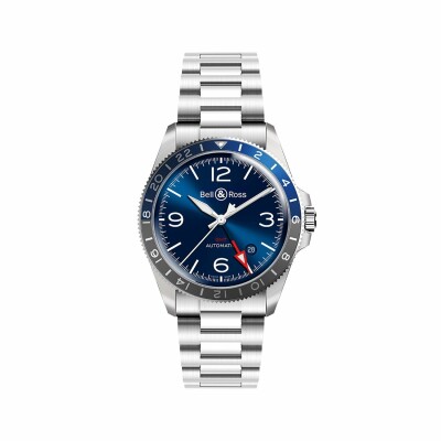 Bell & Ross Vintage BR V2-93 GMT BLUE watch