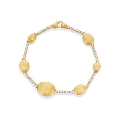 Bracelet Nanis Dancing Elite en or jaune et diamants