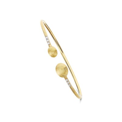 Bracelet jonc Nanis Dancing Elite en or jaune et diamants